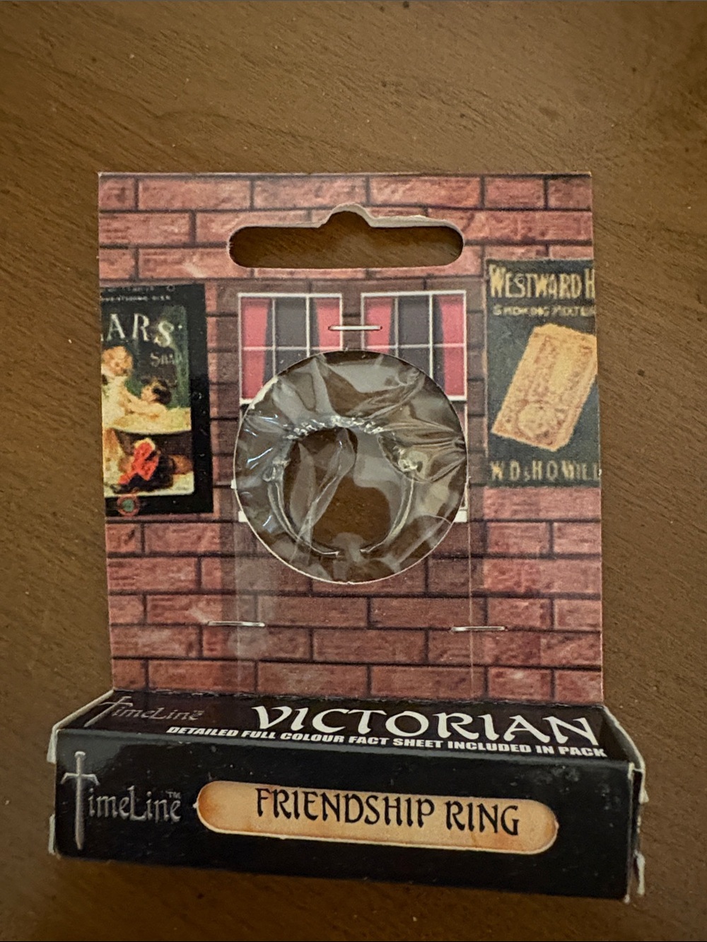 Victorian Friendship Ring - Silver Tone